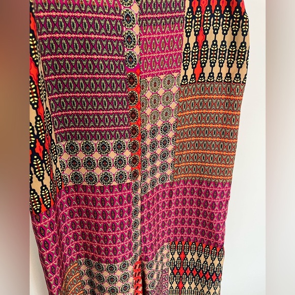 Sans Souci Bohemian Patchwork romper size medium - Picture 3 of 5